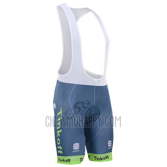Tinkoff Lider Cycling Jersey Bib Short 2016 Men Short Sleeve Green and Black